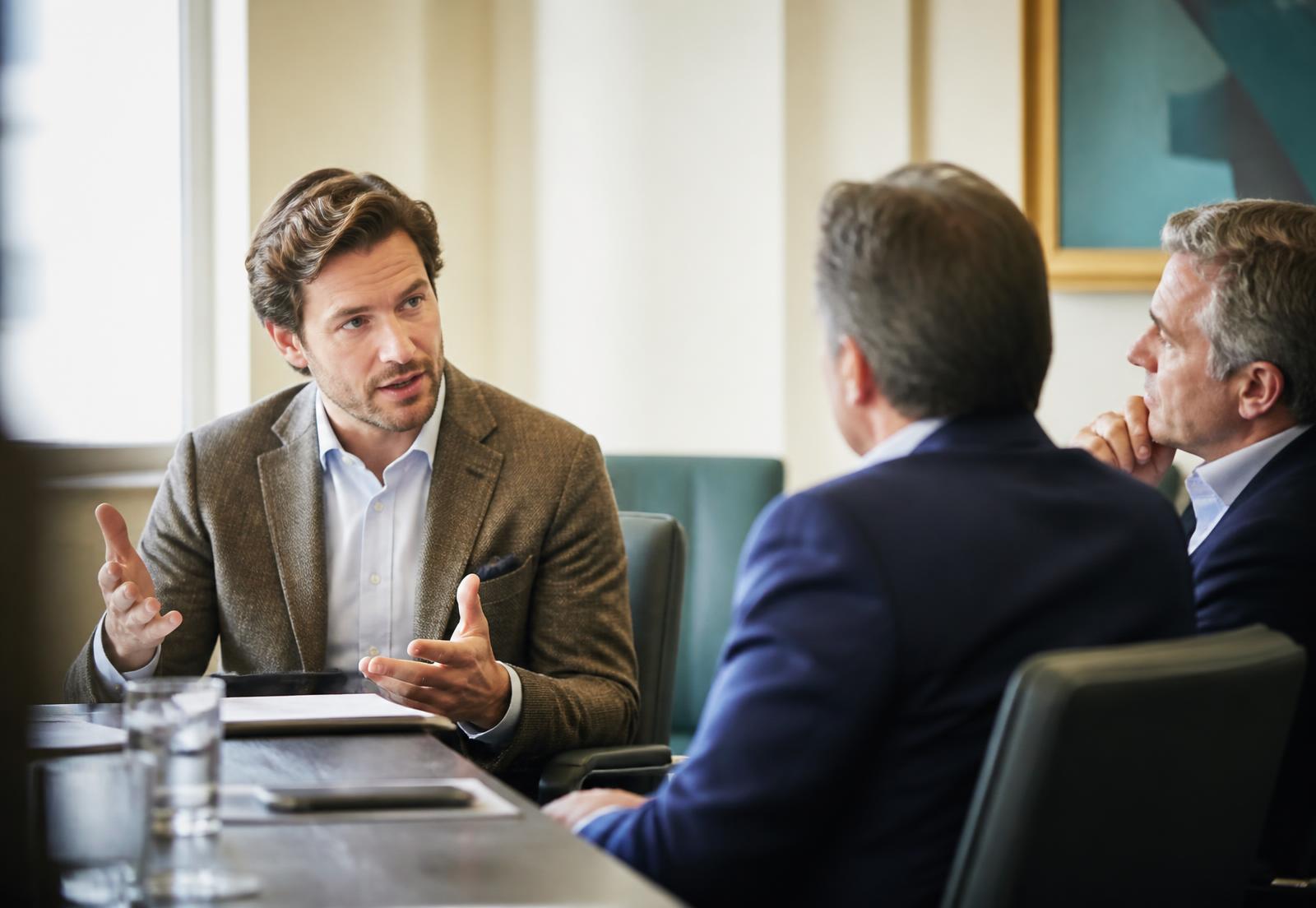 Craig in conversation with finance leaders